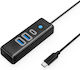 Orico Hub 15 Θυρών με σύνδεση USB-C / USB-A