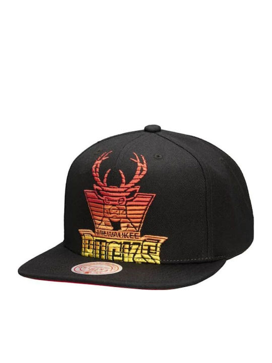 Mitchell & Ness Nba Milwaukee Bucks Hardwood Classics Cap 6hssmm20017 Mbublck
