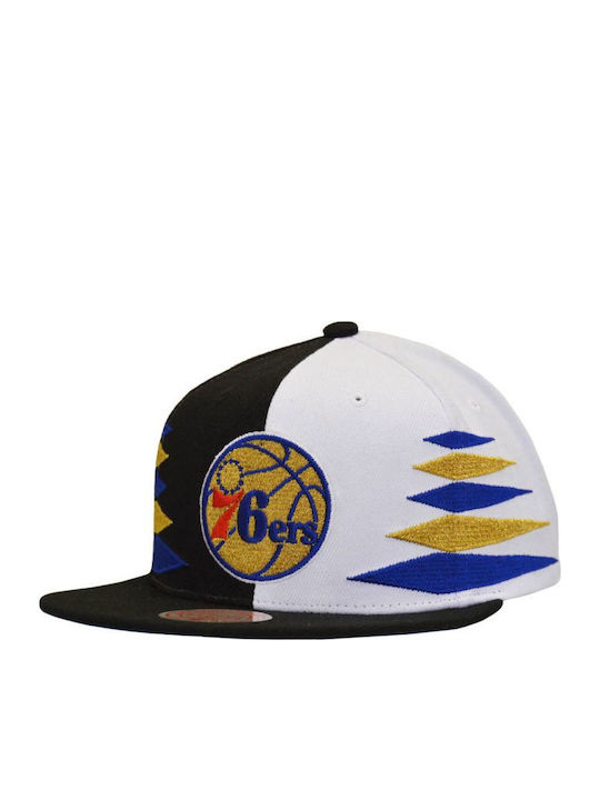 Mitchell & Ness Nba Diamond Cut Philadelphia 76ers Cap Hhss1093-p76yypppbkwh