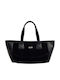Leather Women's Handbag Crossbody Black