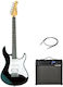 Yamaha Pacifica 112j Bl Ii Set Electric Guitar Black