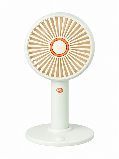 2 1 Ventilator Portabil Electric / USB Verde