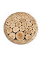 Tulup Round Black Rug Φ80cm