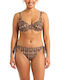 Set Bikini με Αφαιρούμενη Ενίσχυση Καφέ