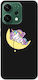 Oppo Reno 14 Sleeping Horse Black Colored Silicone Tpu Θήκη