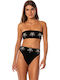 Set Bikini Ψηλόμεσο Μαύρο