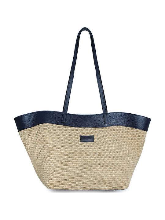 Guy Laroche Leather Women's Shoulder Bag Blue