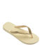 Top Flip Flops in Beige Colour