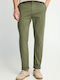 Men's Chino Elastic Regular Fit Dark Olive FBM013-001-02-Deep Forest