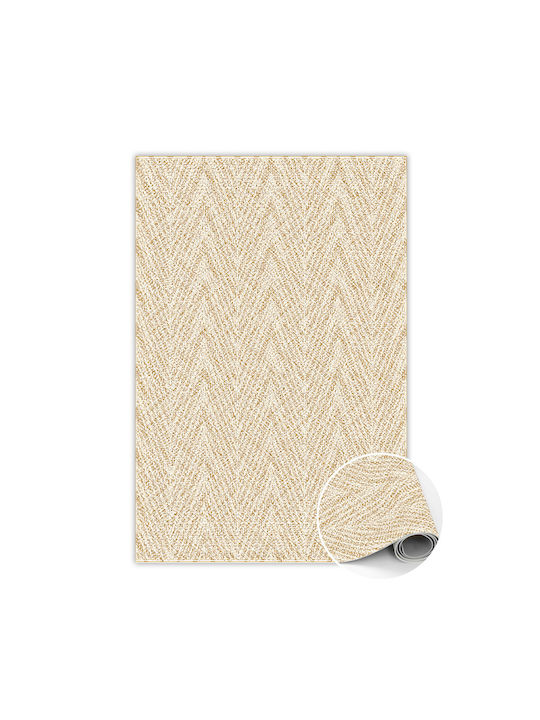 Tulup Rectangular Yellow Rug 120x180cm