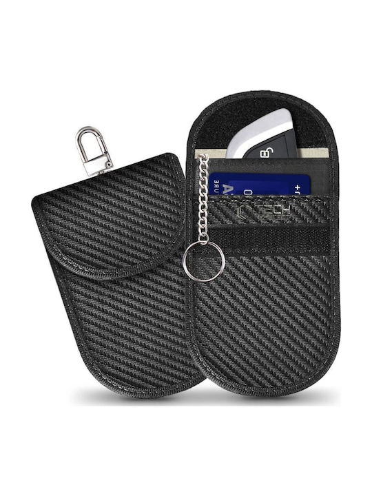 Tech-Protect Klr100 Husă Cheie Auto cu Blocare RFID Carbon Negru Tech-Protect Klr100 Husă Cheie Auto cu Blocare RFID Carbon Negru