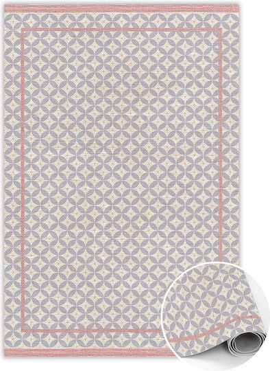 Tulup Non-Slip Rectangular Purple Rug 80x120cm