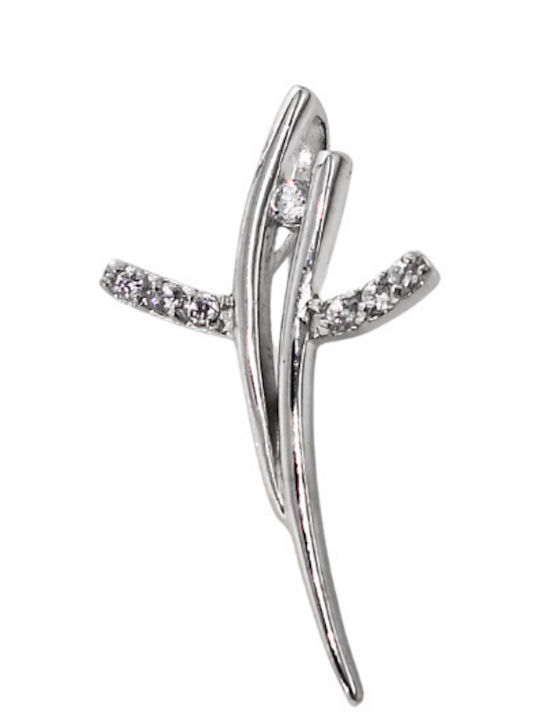 Silver And More Дамски Сребърен Кръст Без Верижка