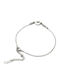 Silver And More Fußarmband aus Edelstahl mit Perlen 24cm