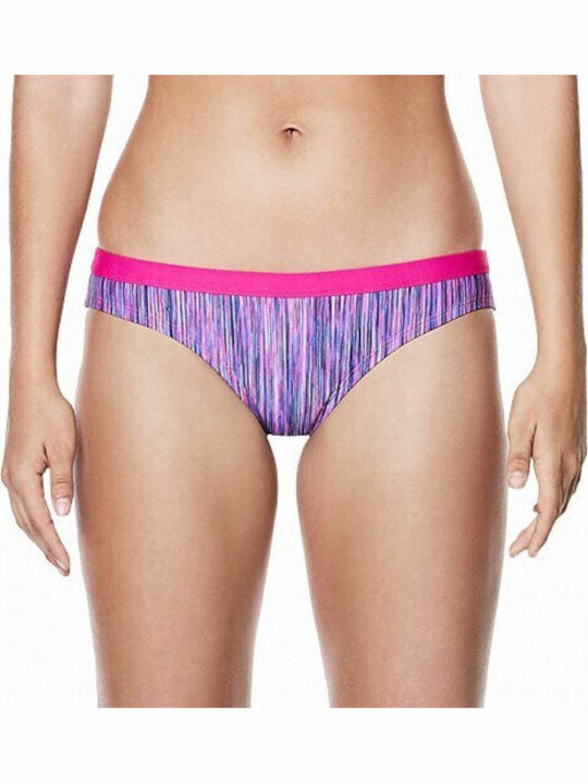 Bottom Bikini Slip με Κορδονάκια Fuchsia Blast