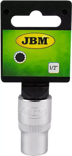 JBM Καρυδάκι με Καρέ Υποδοχής 1/2" Διάμετρος 15mm