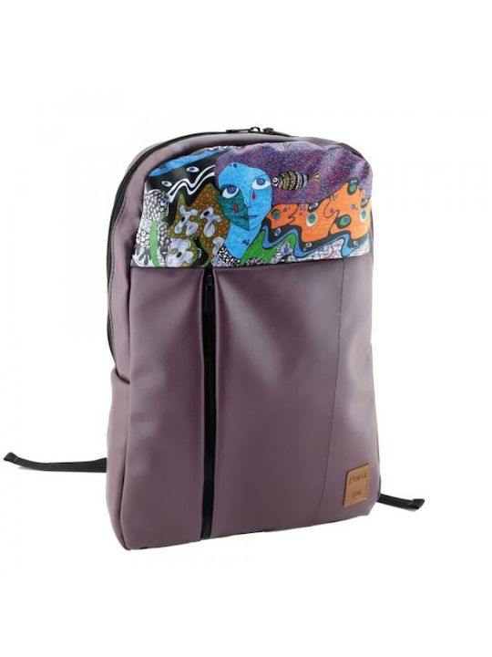 Pera Backpack Αδιάβροχο Μωβ