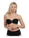 Strapless Bikinioberteil Mit Polsterung Schwarze