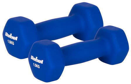 Rebel Set Haltere Hexagonale din Neopren 2 x 1.5kg