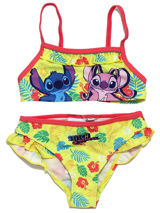 Disney Stitch & Angel Kinder Badebekleidung Bikini Gelb