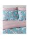 Kentia Cotton Satin Duvet Cover Set 220x240cm Double with 2 Pillowcases Stylish Darlyn Stylish Darlyn