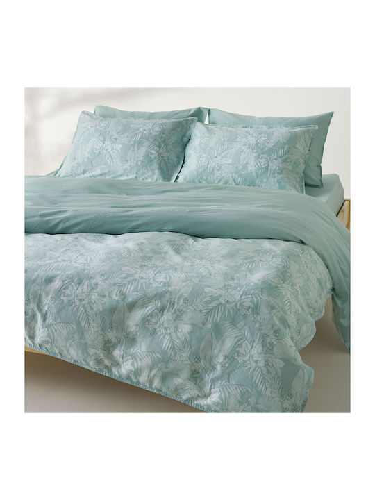 Kentia Cotton Satin Duvet Cover Set 220x240cm D...