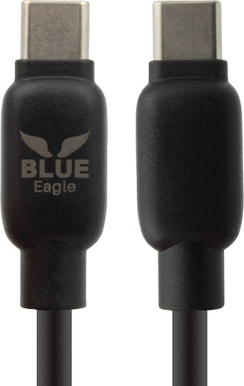 Blue Eagle Be-dc3in1-06 Tpe Fast Charging Cable 65w 3 In 1 Type C - Type C / Lightning 1m Black