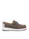 Leather Men's Boat Shoes In Brown Colour Relaxed Fit