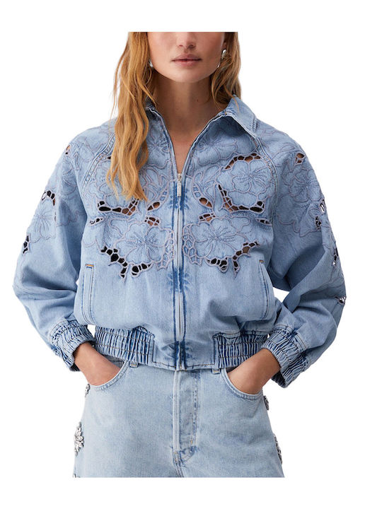 Γυναικείο Bomber Jacket Den.blue Stbl.emroid