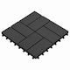 vidaXL Tile for Garden Flooring from WPC 30x30cm 11 Pieces