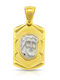 Daskalakis Kinder Amulet Daskalakis Beidseitig mit Kette mit Jesus Christus aus Silber 56236