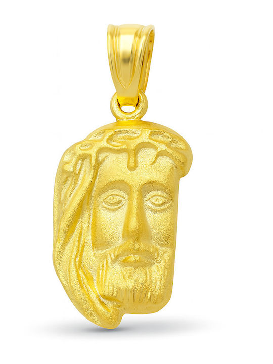 Daskalakis Kinder Amulet mit Kette mit Jesus Christus aus Silber 56234