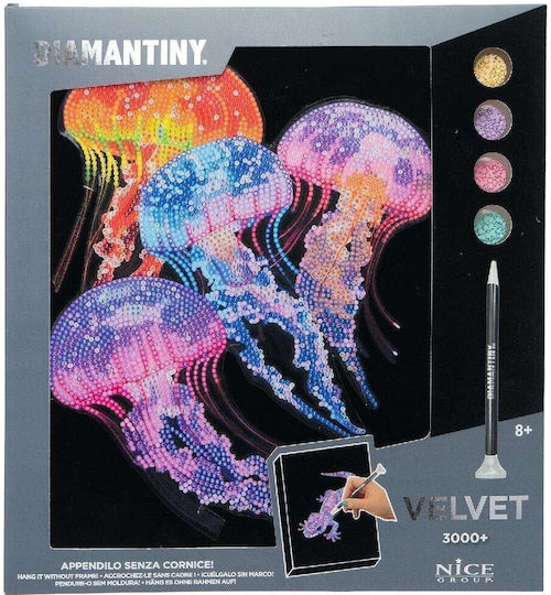 Κατασκευη Diamantiny Quadro Κρυσταλλους Velvet Background Girabrilla 96717