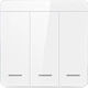 Comutator De Perete Wireless RF 433MHz – 3 Canale Compatibil Tuya Smart Life Alexa Google Home