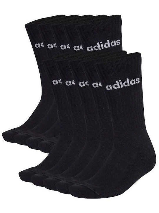 adidas Linear Crew Αθλητικές Κάλτσες Μαύρες