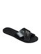 Damen Flache Sandalen Schwarz
