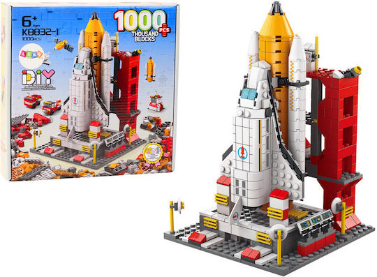 Lean Toys Конструктори Space Rocket 6 в 1 Space за 6+ Години 1000 Бройки