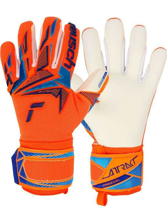 Reusch Attrakt Freegel Ръкавици За Вратари Детски Оранжеви