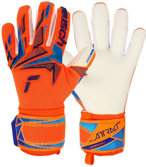 Reusch Attrakt Freegel Goalkeeper Gloves Kids Orange