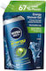 Nivea Shower Energy Nachfüllung Schaumbad in Gel für Herren Feuchtigkeitsspendend 500ml