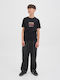 Kinderhose Denim Schwarz
