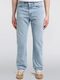 Made In Japan Men's Jeans Pants With Regular Straight Fit Blue Light Used