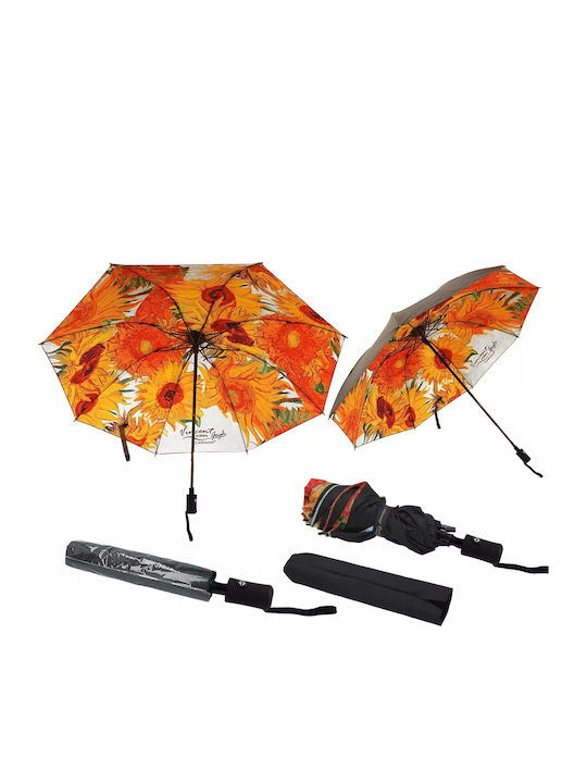 Carmani Automatic Compact Yellow Umbrella