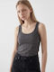 Sleeveless Gray Women's Tank Top