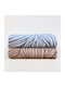 Linea Home Set Bed Sheets with 1 Pillowcase for Single Bed 160x260cm Mocca 3 Pieces