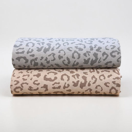 Linea Home 262 Bed Sheet Set with 1 Pillowcase Super-Double 220x260cm Grey (4 Pieces)