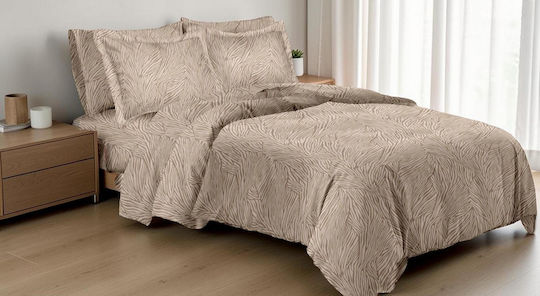 Linea Home 261 Σετ Μονό 3τμχ 160x260εκ. Μοκα