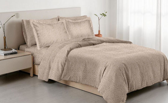 Linea Home 262 Σετ Διπλό 4τμχ 200x260εκ. Μοκα