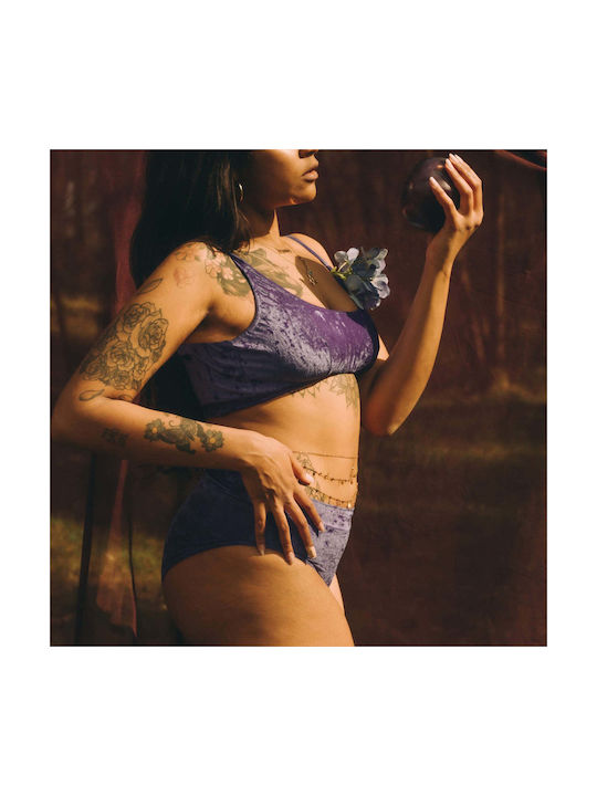 Lila Bustier Für Pole Dance