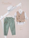 Piccolino Baptism Suit for Boys Jose Mint Green